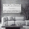 Framed Sheet Music and Song Lyrics Second Anniversary Gift