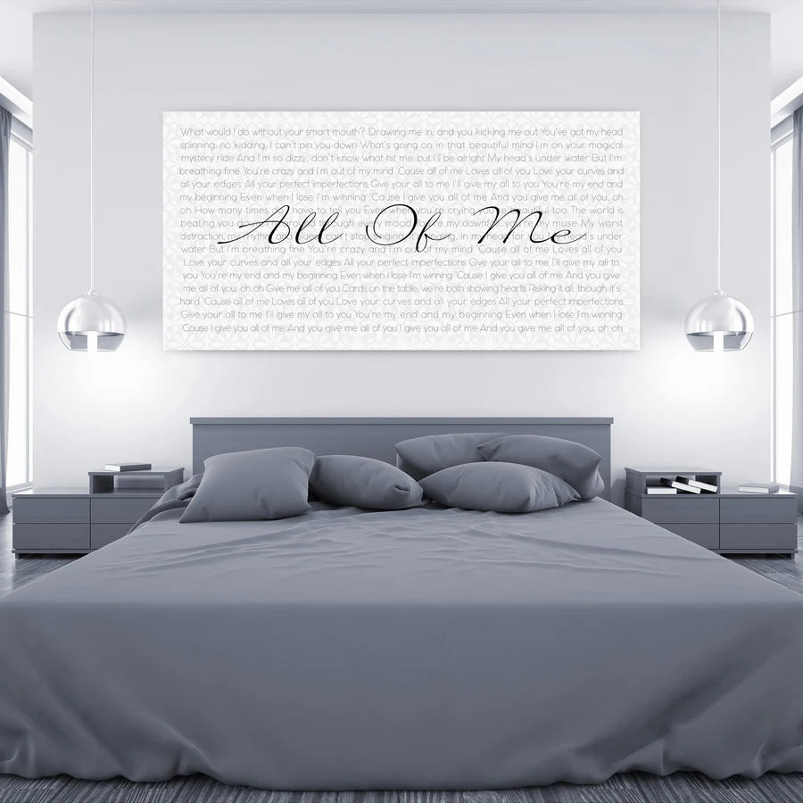 Lyric Canvas Art