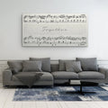 Framed Song Lyrics And Sheet Music Custom Canvas